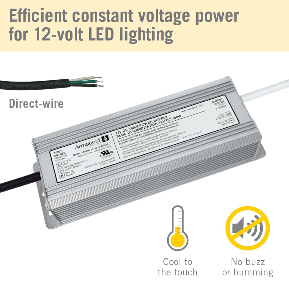 100-Watt Standard 12-Volt LED DC Power Supply, LED Power Supply