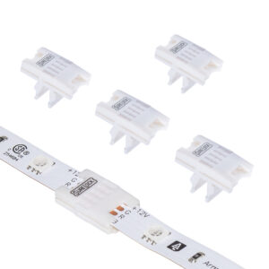SureLock White LED Tape Light Splice Connector 5 Pack