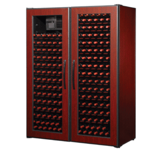 500 Bottle WineKoolR 2 Door Double Deep Wine Cabinet