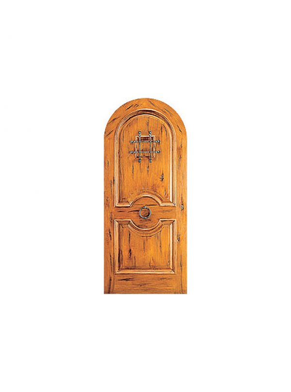 Rustic Arched Wood Door