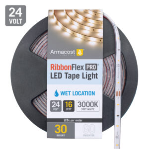 RibbonFlex Pro 24-Volt White Outdoor IP67 LED Tape Light 30LEDs/meter