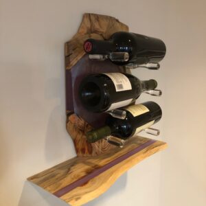 Vino Pins 1 Acrylic (wall mounted wine rack peg)