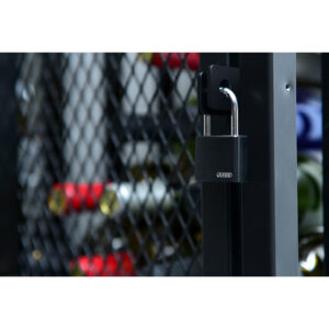 Case & Crate Lock & Label Package (freestanding metal wine rack accessory)