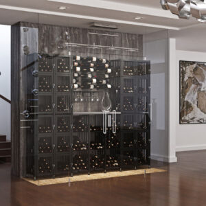 Case & Crate Bin/Locker 3 Extension (freestanding wine bottle storage expansion package)