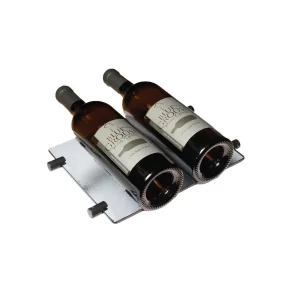 2 Bottle Glass Cradle with Clips for Float Wine Display System
